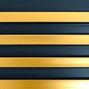 PVC FLUTE D15 Black & Gold