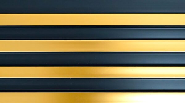 PVC FLUTE D15 Black & Gold